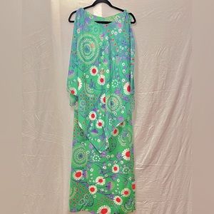 Vintage Kamehameha Kaftan Scarf Dress
